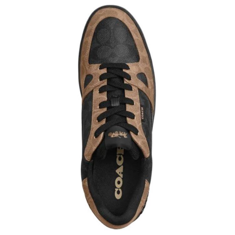 Кроссовки Clip Low-Top Skateboard Men's Brown COACH — фото 3