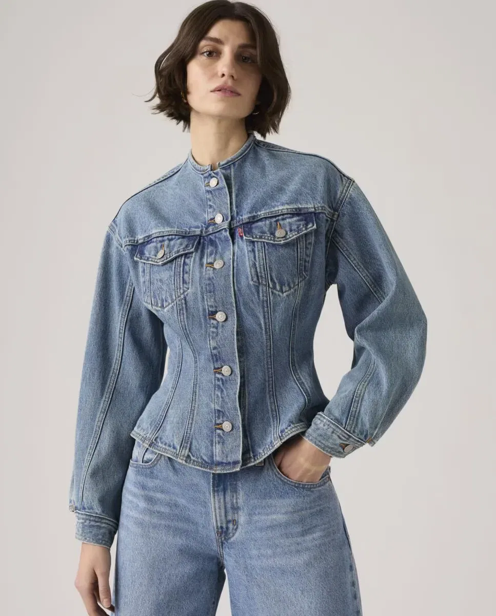Женская куртка из денима модель Cazadora vaquera Levi's, Azul Índigo — фото 4