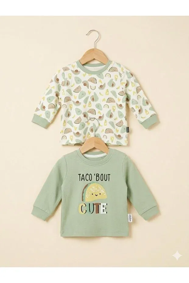 Детские свитшот для мальчиков с принтом Miniword sweat Ata Kids, Colored — фото 2
