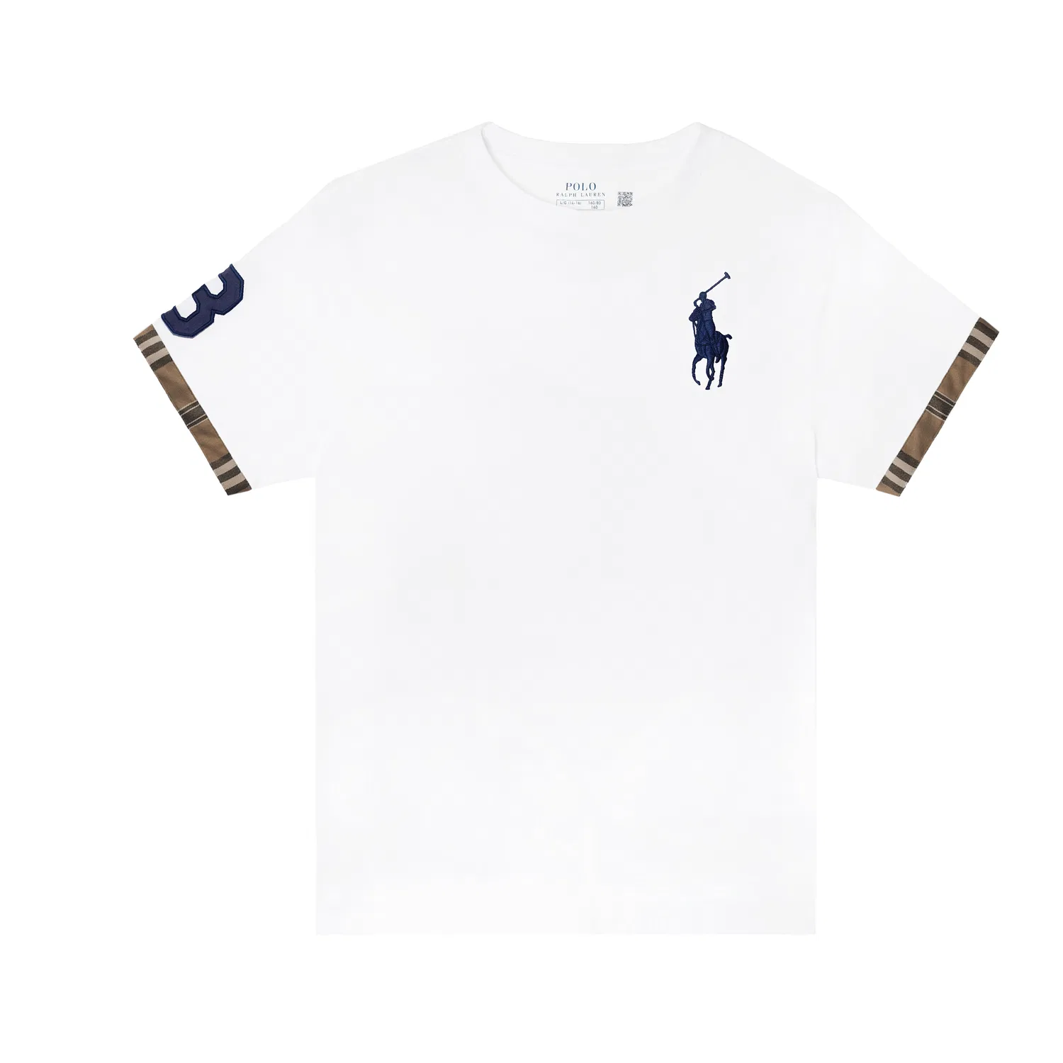 Детская футболка с логотипом Polo Ralph Lauren