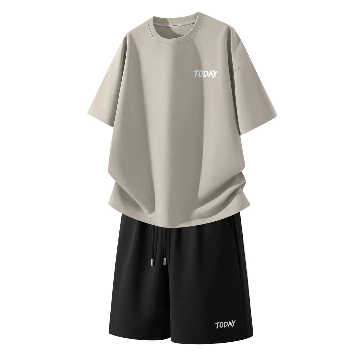 Детский комплект спортивной одежды из 2 предметов MINISO, Sand+Black (Ma Chang Blue Graffiti)