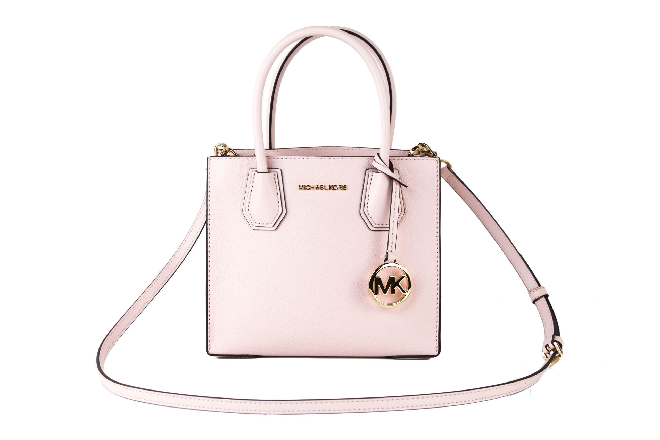 

Сумка-мессенджер Mercer Medium Leather Crossbody (Powder Blush Solid) Michael Kors