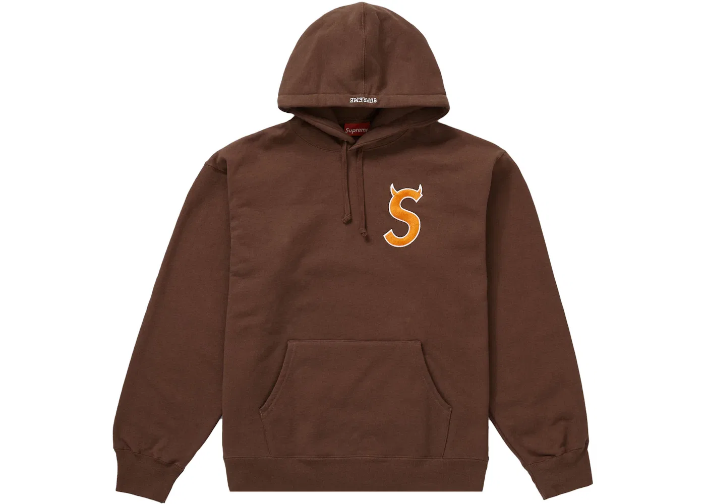 Мужская худи с принтом Supreme Sweatshirt (FW22), Brown