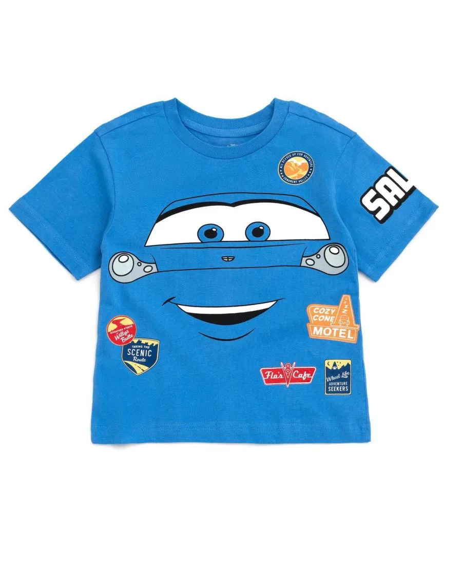 Футболка с принтом Sally Carrera Cars, Sally Carrera Blue
