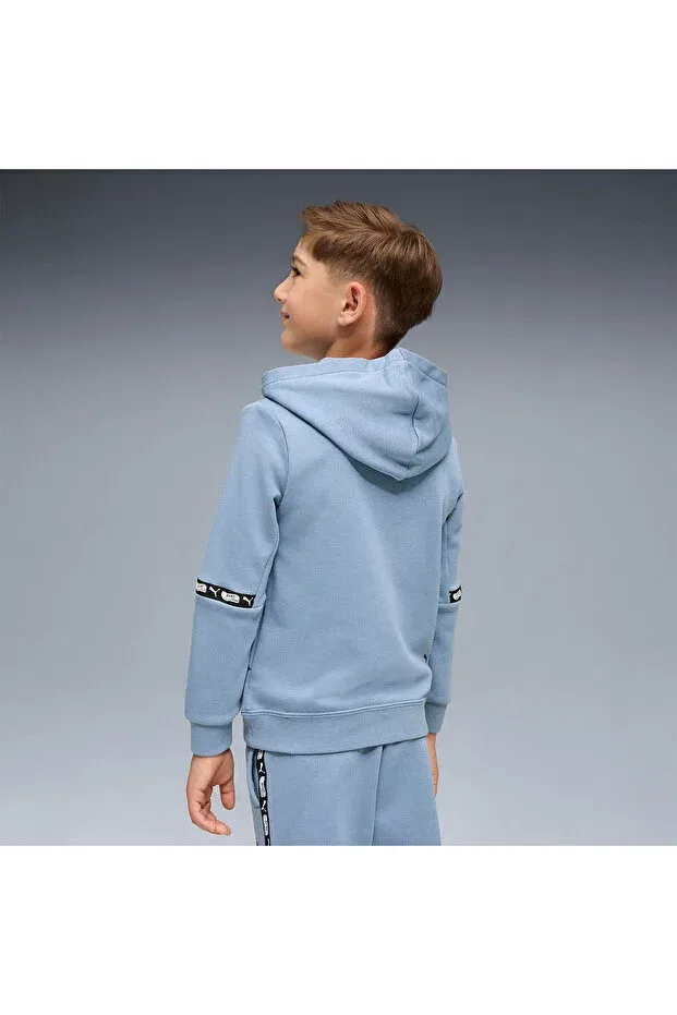 Детское худи для девочек с капюшоном X hot wheels hoodie Puma, Cool Blue — фото 2