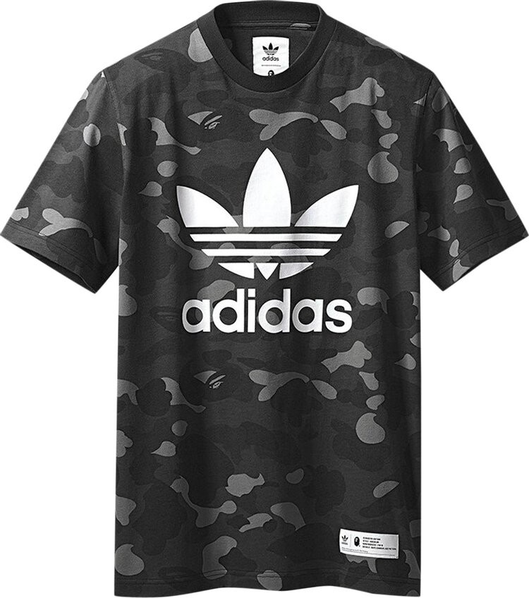 

Футболка BAPE x adidas adicolor T-Shirt 'Cinder', серый