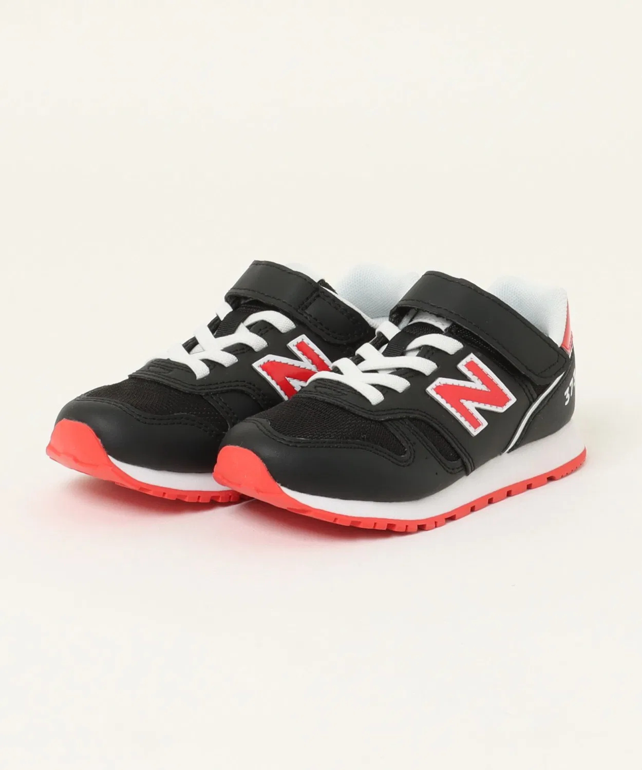 Детские кроссовки с липучкой New Balance Y37359Q, Black/Red