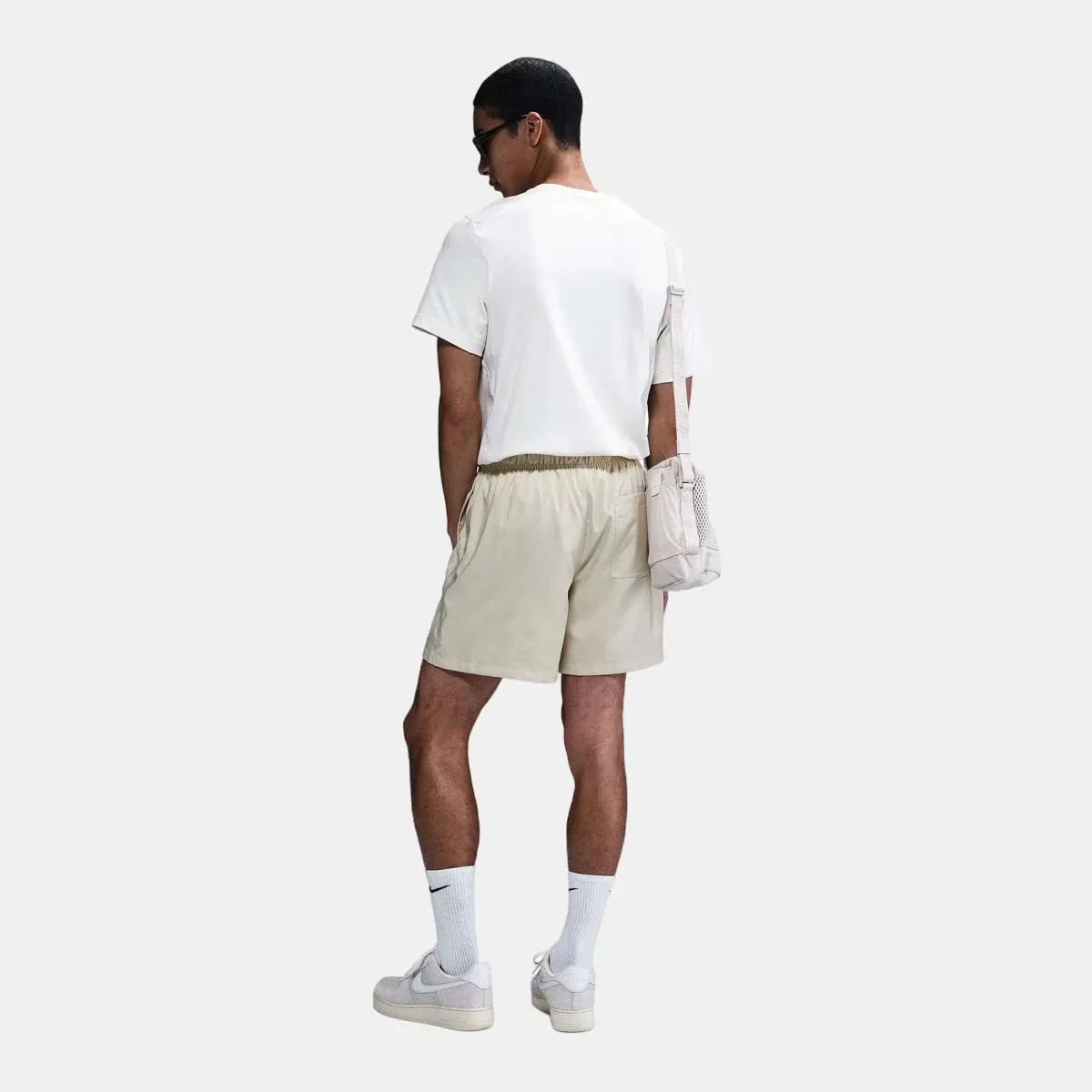 Мужские брюки короткий, M Nk Club Flow Short, Nike, коричневый — фото 2