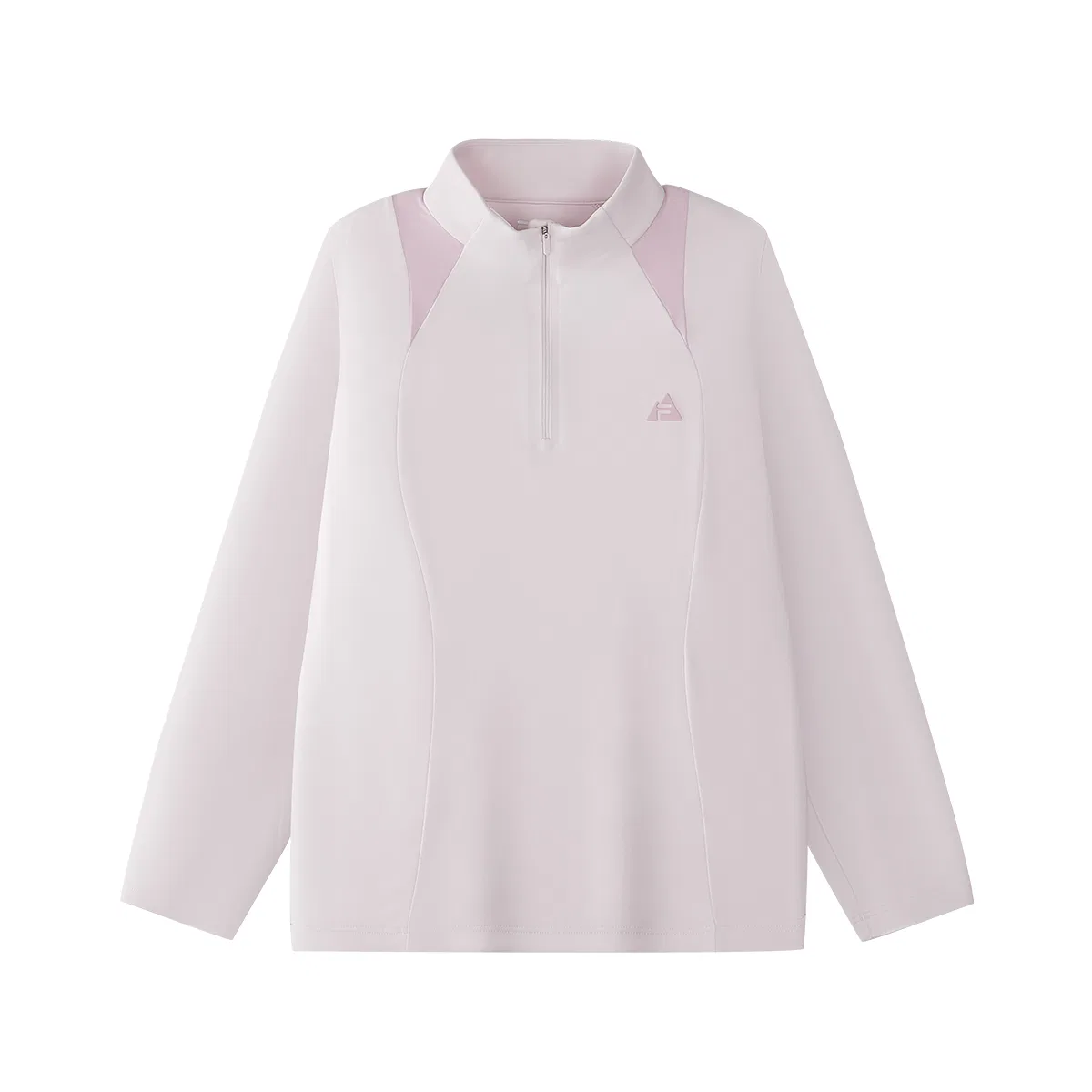 Детская футболка с воротником-стойкой из хлопка с эластаном FILA KIDS, Light Yellow Purple