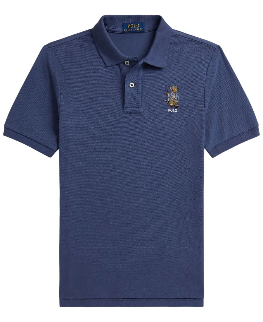 Поло из хлопкового пике Polo Ralph Lauren Old Royal