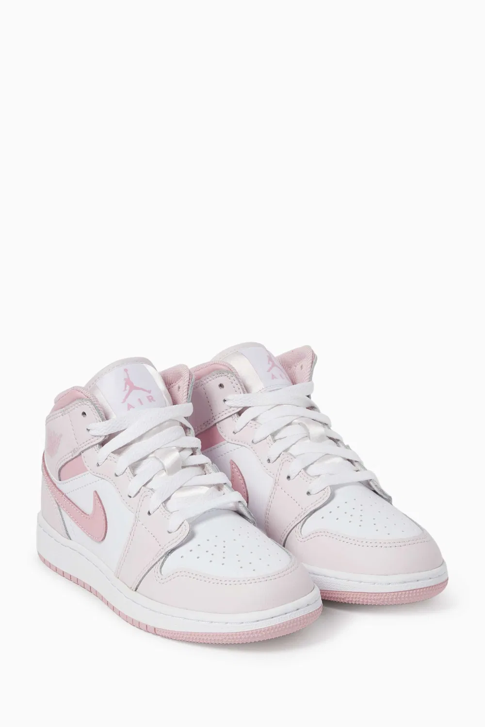 Кроссовки кожаные Air Jordan 1 Jordan, розовый