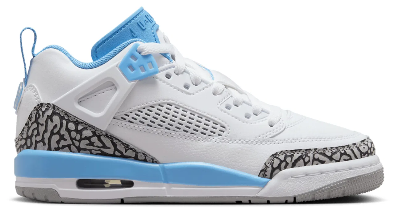 Кроссовки для мальчиков Spizike Low Jordan, цвет White/Carolina