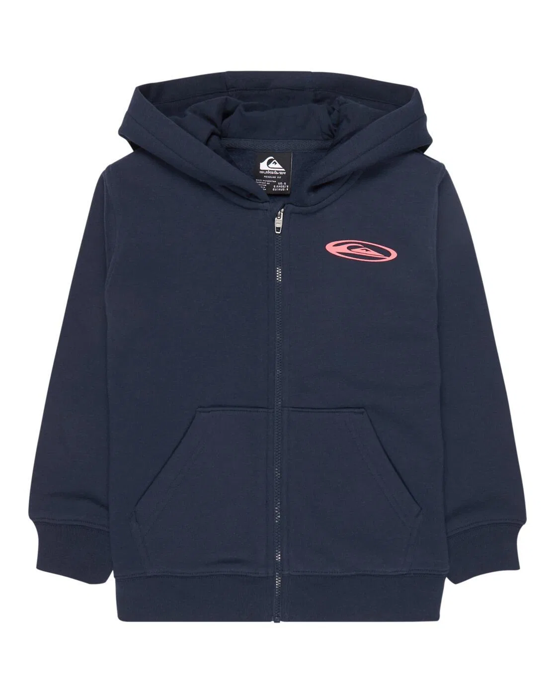 Детское худи с капюшоном и молнией Quiksilver QUIK GLOBE, Kosmosblau