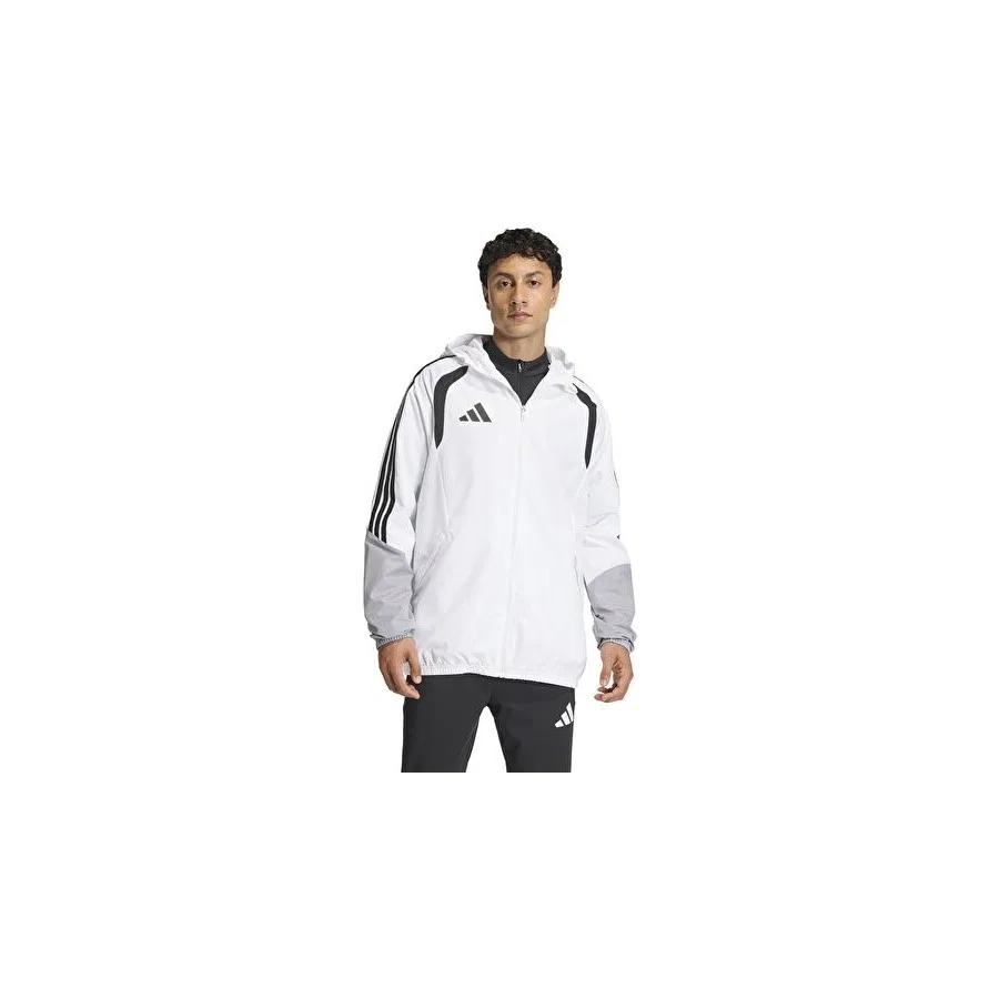 Куртка дождевик для футбольных тренировок TIRO26C Aw Jkt adidas, Белый