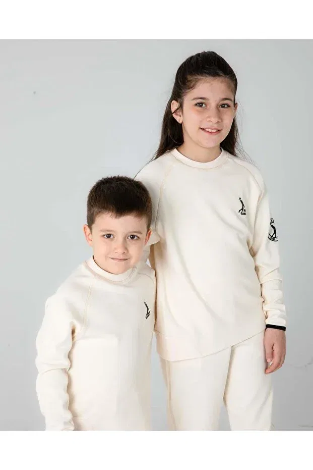 Детский спортивный костюм для мальчиков с регулируемой талией Black One, Beige — фото 4