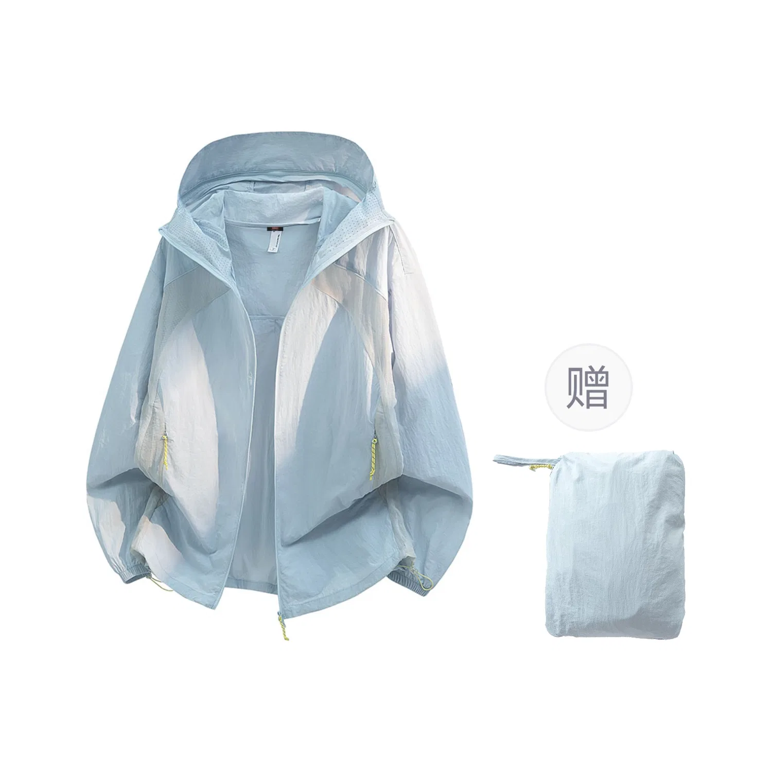Детская ветровка Quick Dry Sun Protection BALENO, Mint Green — фото 3