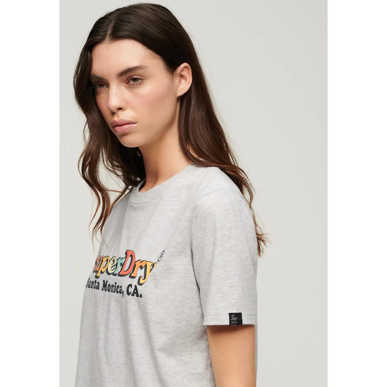 Мужская футболка с принтом Superdry, Grau — фото 4
