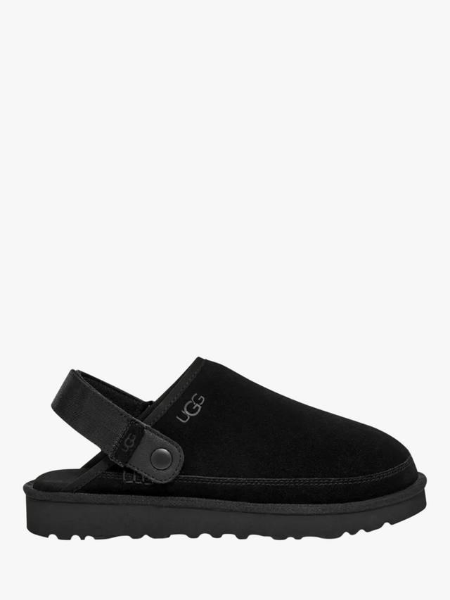 

Золотые береговые замшевые тапочки UGG, Black