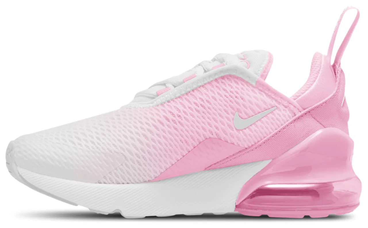 Кроссовки для девочек Air Max 270 Nike, розовый/белый — фото 2