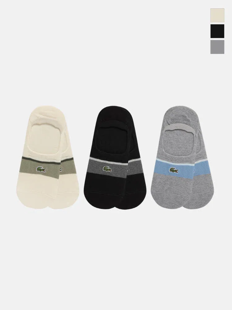 Носки LACOSTE Colorblock, Black