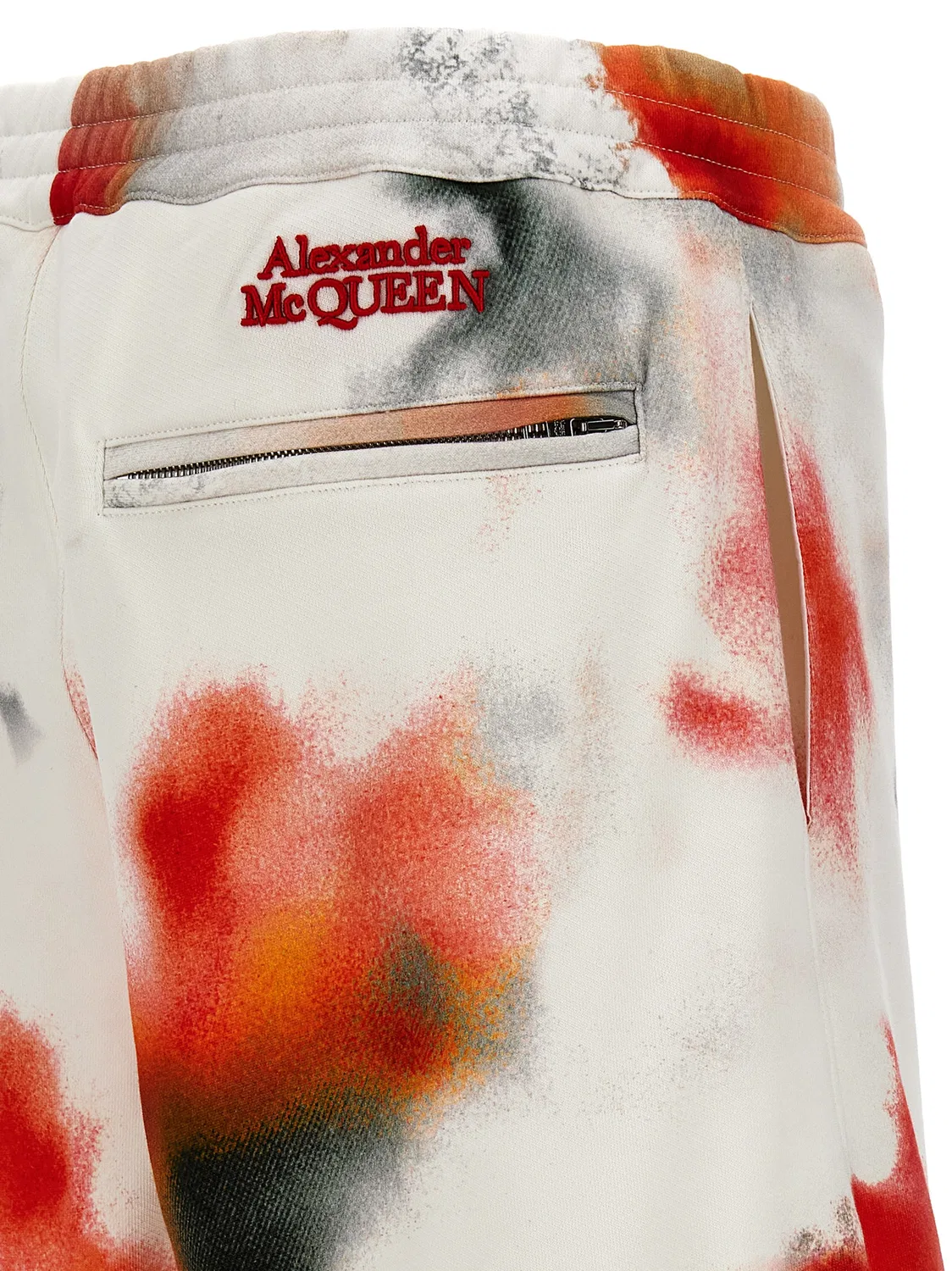 Мужские шорты-бермуды с принтом Obscured Flower Alexander McQueen, Multicolor — фото 4