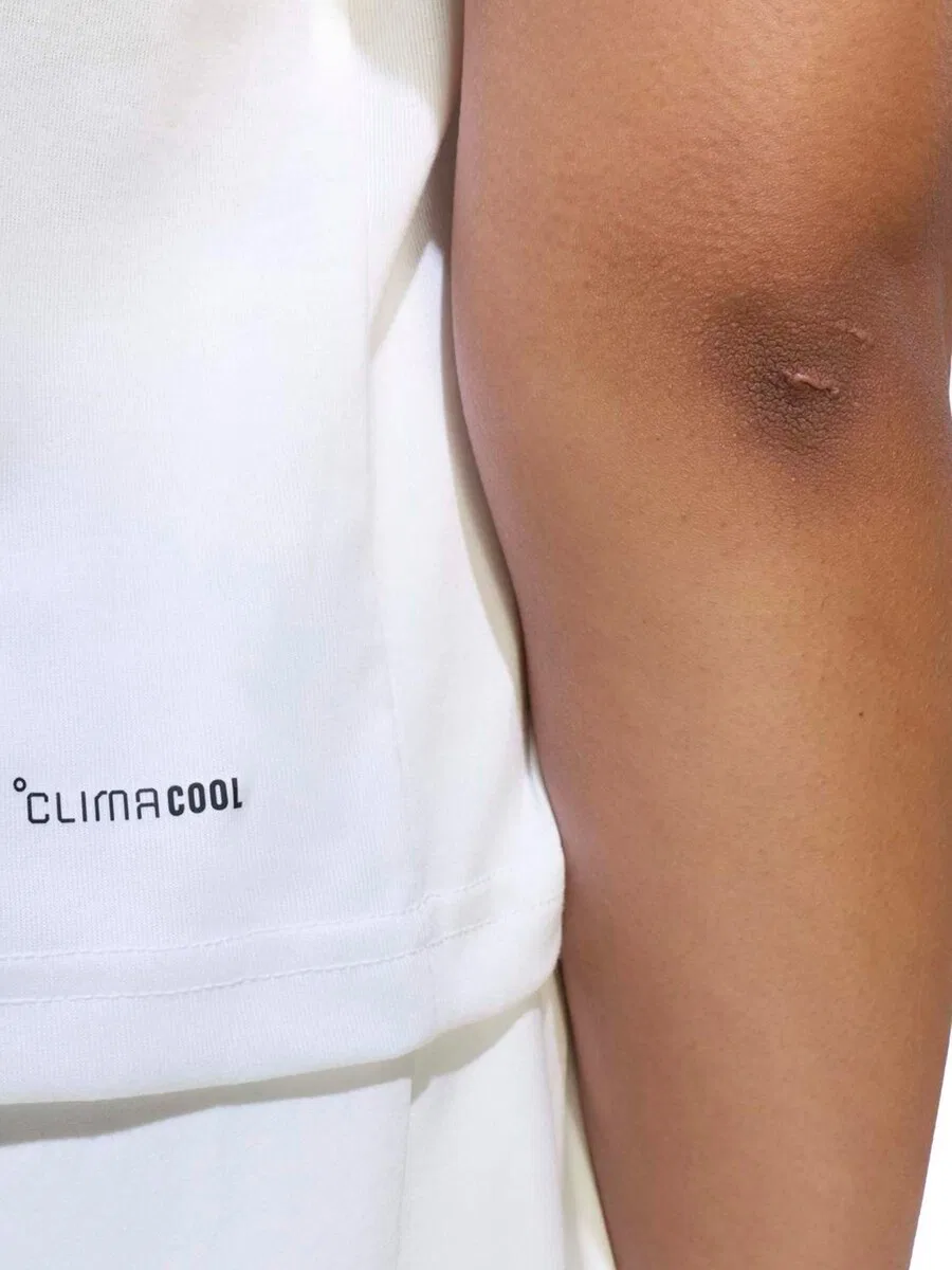 Спортивная футболка ADIDAS PERFORMANCE Performance Shirt 'TNS CLTR' белого цвета — фото 4