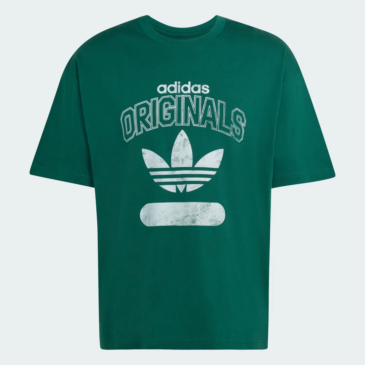 Мужская футболка свободного кроя VARSITY 1972 TEE Adidas Originals, Collegiate Green — фото 4