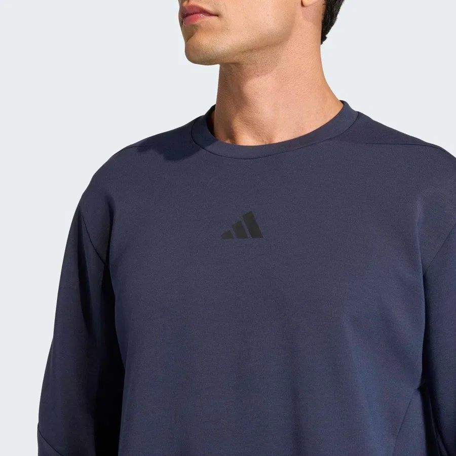 Свитшот D4T Crew adidas, Темно-синий — фото 4