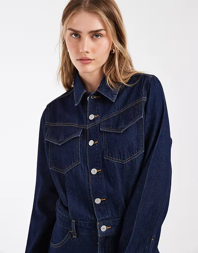 Комбинезон Levi's в стиле вестерн, синий — фото 2