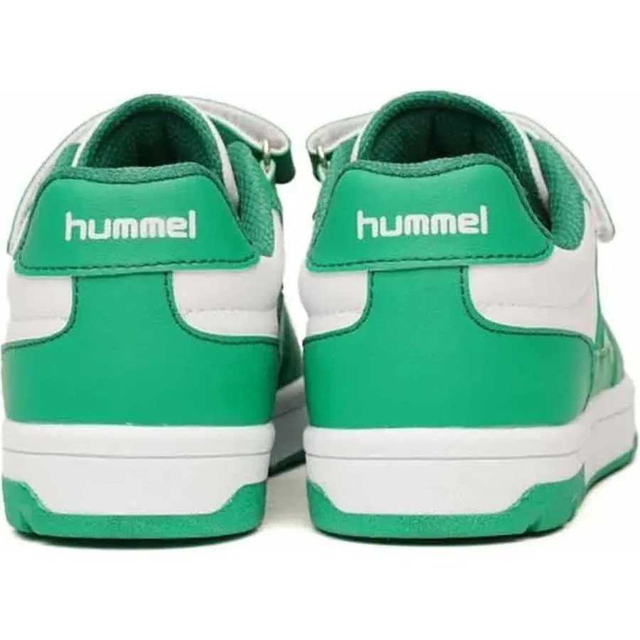 Детские кроссовки с закрытым носком Hummel Oil Mono Jr, Белый — фото 4