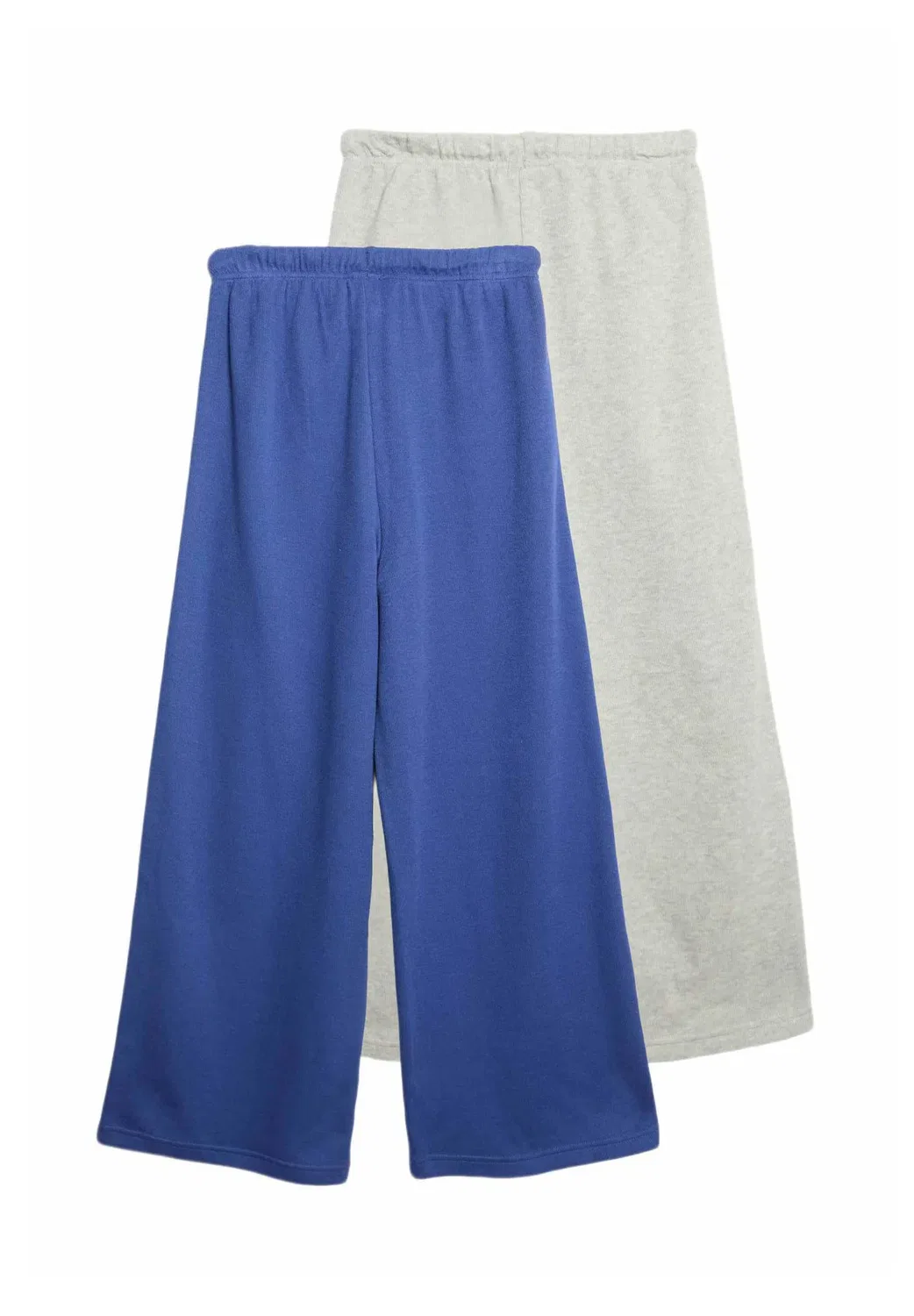 Комплект из 2 спортивных штанов и пижамных штанов Marks & Spencer, Blue Mix — фото 2