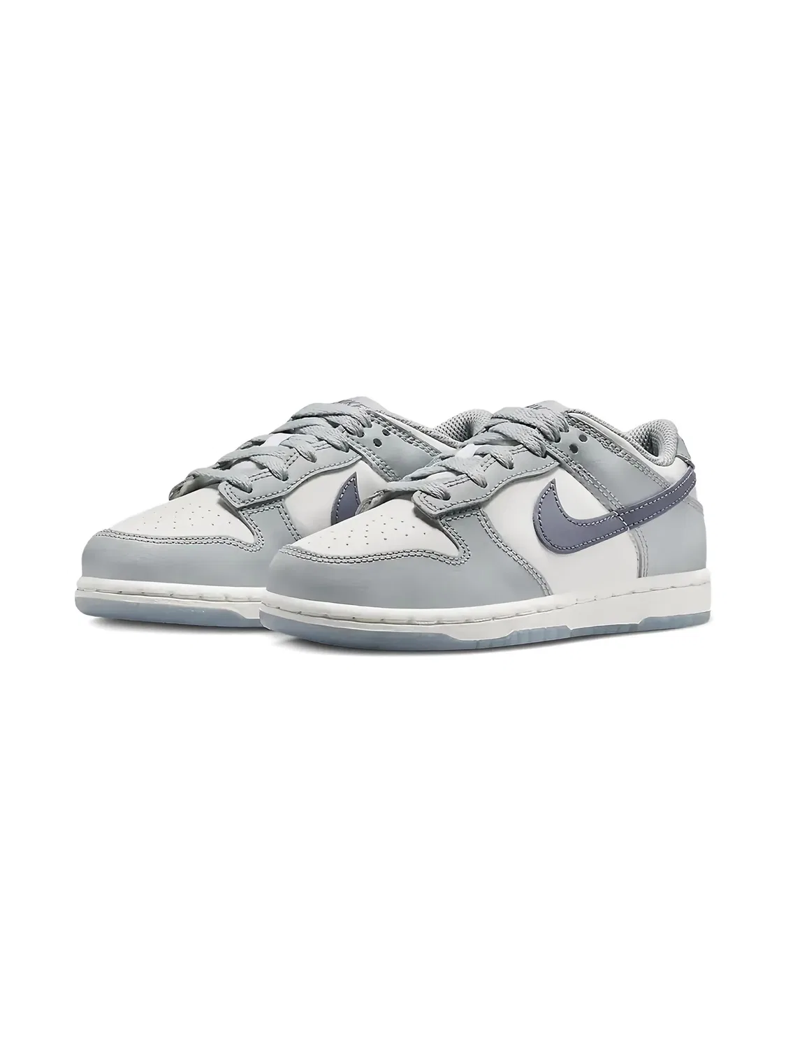 Кроссовки Dunk Low Light Carbon Nike Kids, серый — фото 2