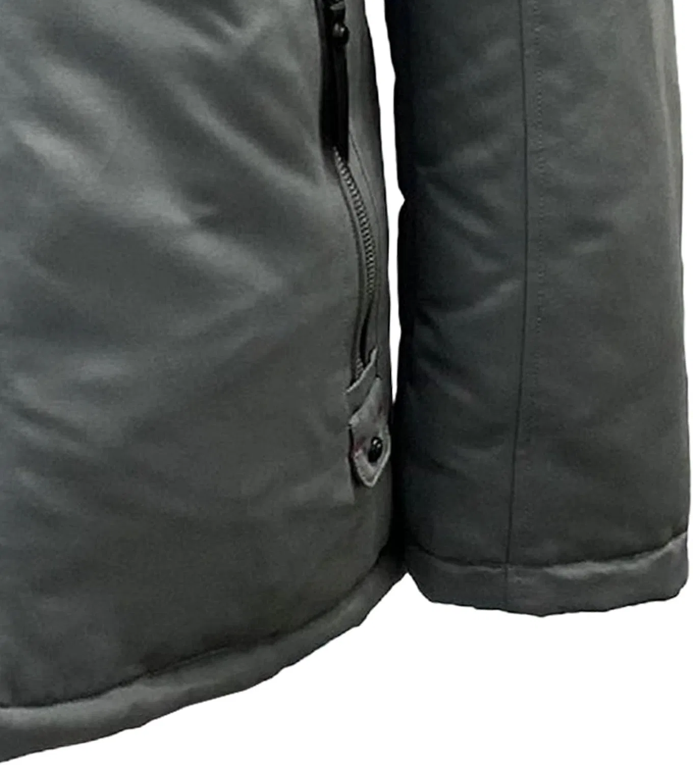 Мужское пальто из шерстяной смеси, Water-Resistant Parka Jacket, серый — фото 4
