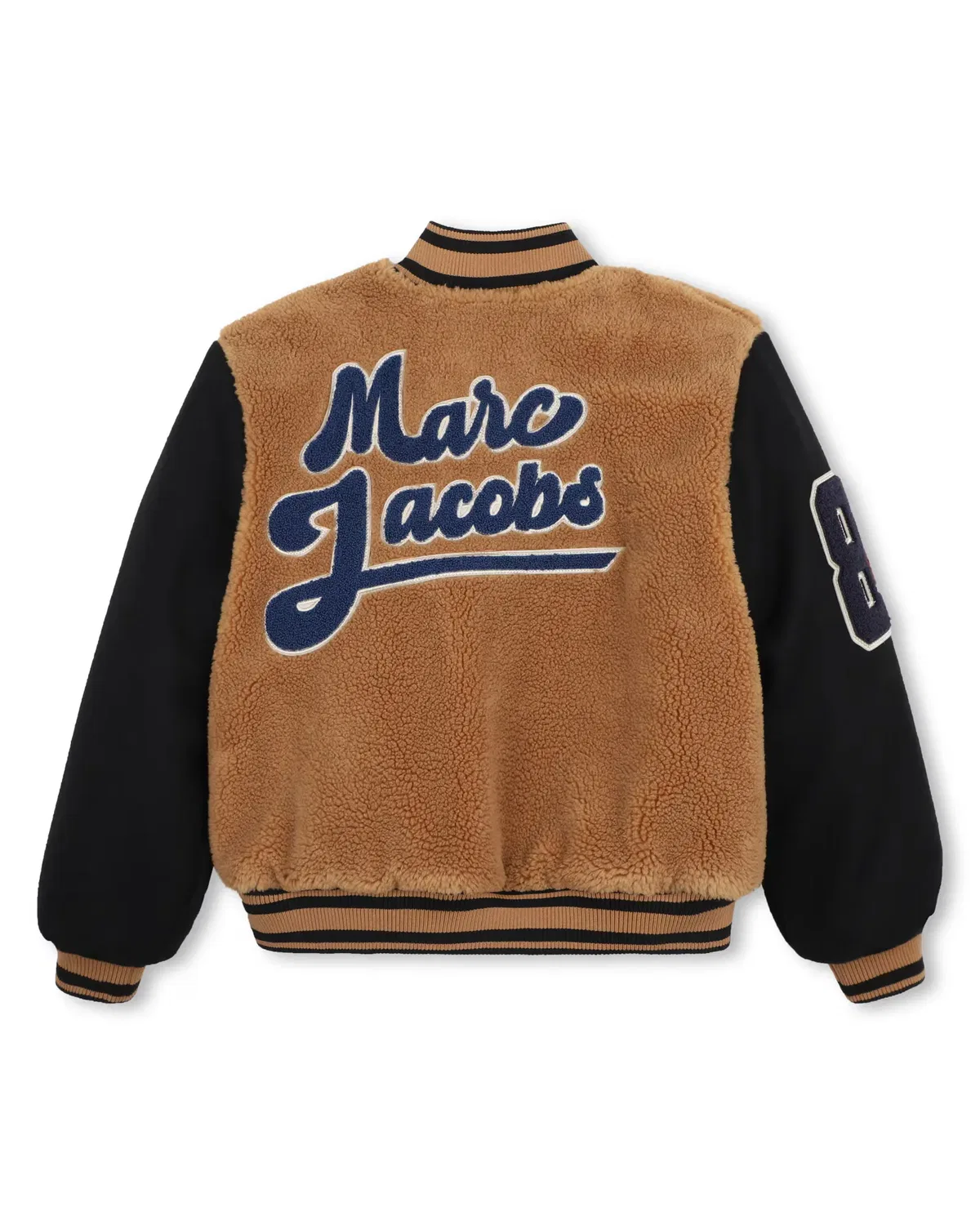 Детская куртка для мальчиков с принтом Marc Jacobs, Marrón Claro — фото 3