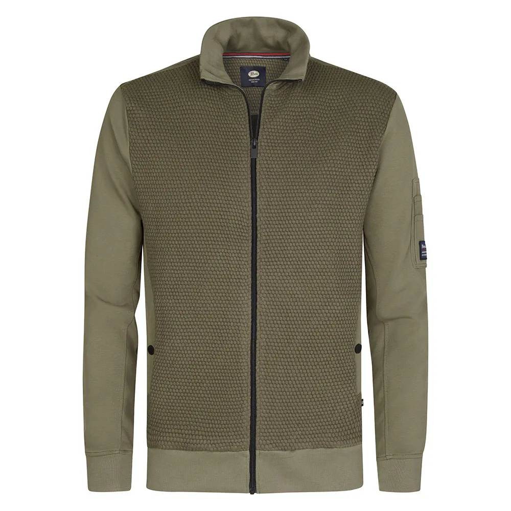 

Толстовка Petrol Industries M-3050-SWC369 full zip, зеленый