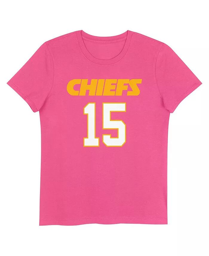 Футболка с именем игрока и номером «Big Girls» Патрика Махоумса из «Kansas City Chiefs» в розовом цвете Nike — фото 3