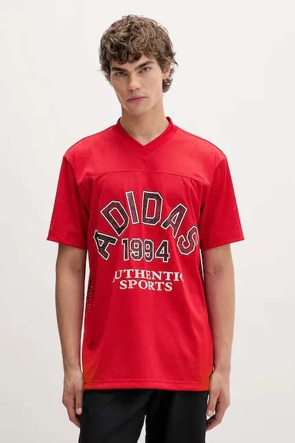 Футболка с принтом T-shirt Adidas Originals, красный