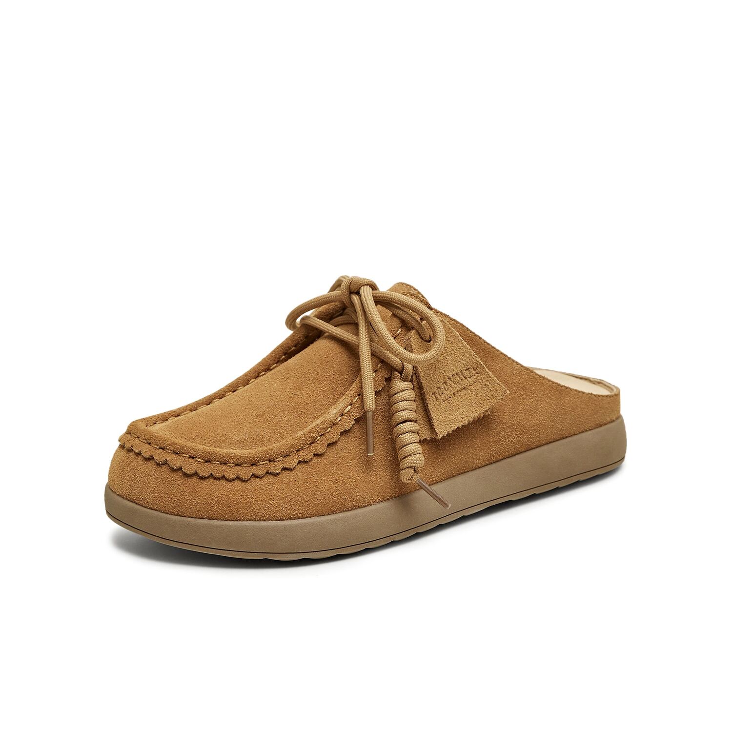 Teenmix Женские закрытые тапочки на резиновой подошве - хаки, цвет Khaki — фото 4