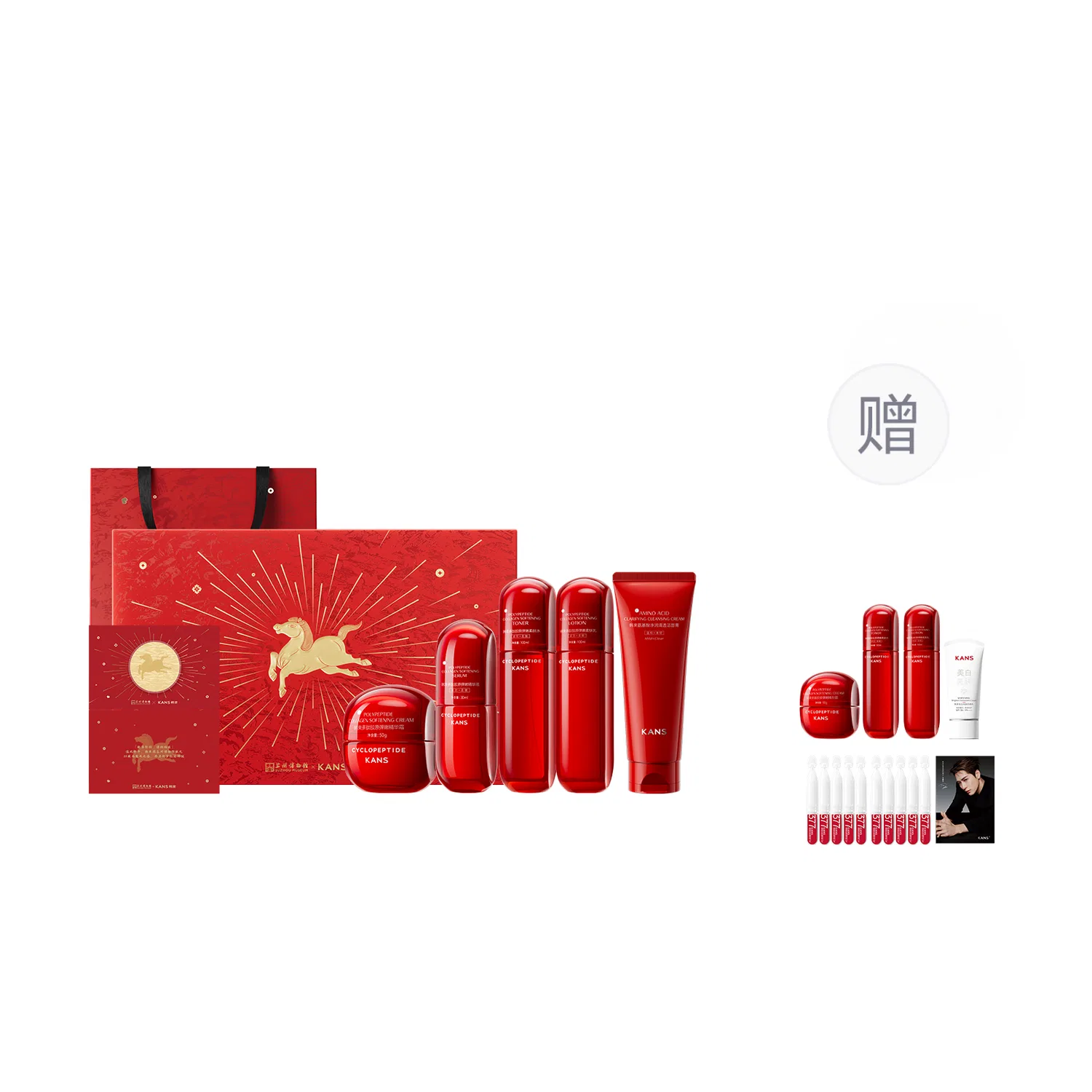 Набор для ухода за кожей Red Waist Anti-Glycation KANS — фото 2