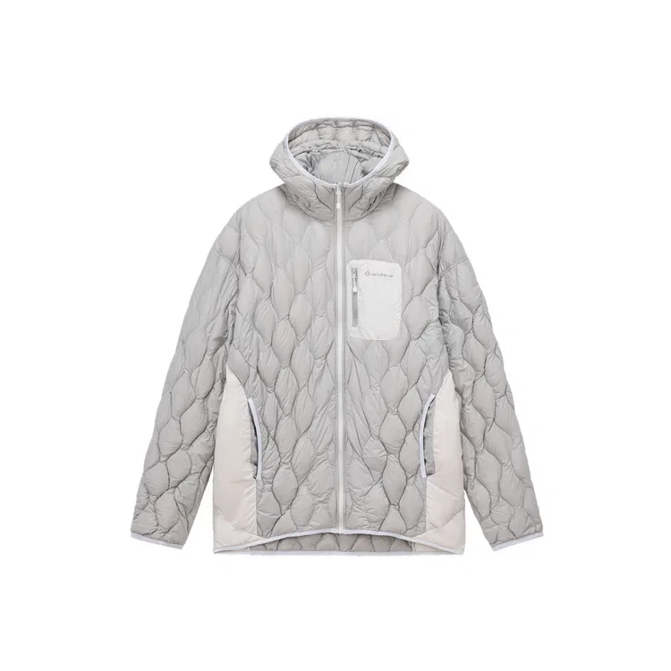 Детская пуховая куртка с капюшоном FPA, Light Gray