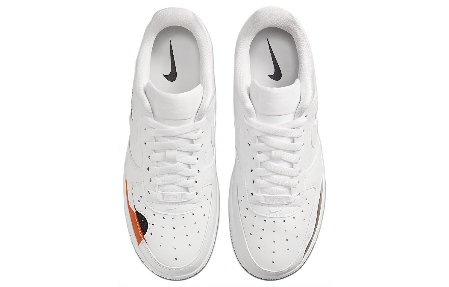 Кроссовки Nike Air Force 1 Low '07 с вырезами, белый — фото 4