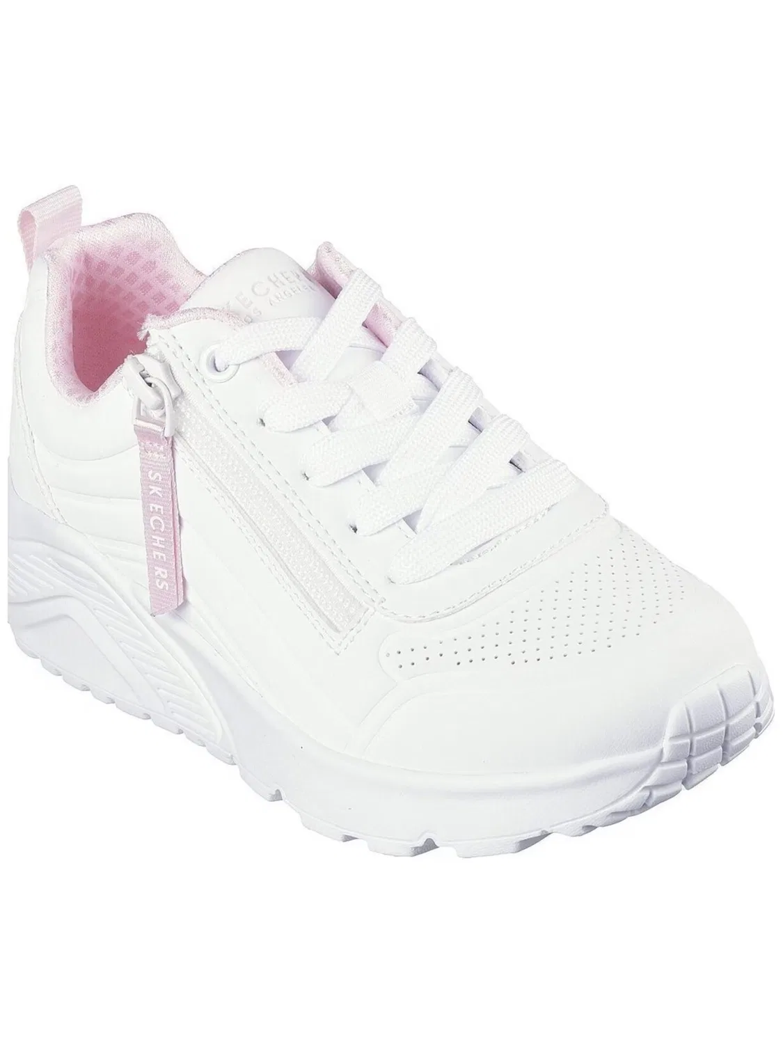 Кроссовки Skechers Uno Lite - Easy Zip белого цвета