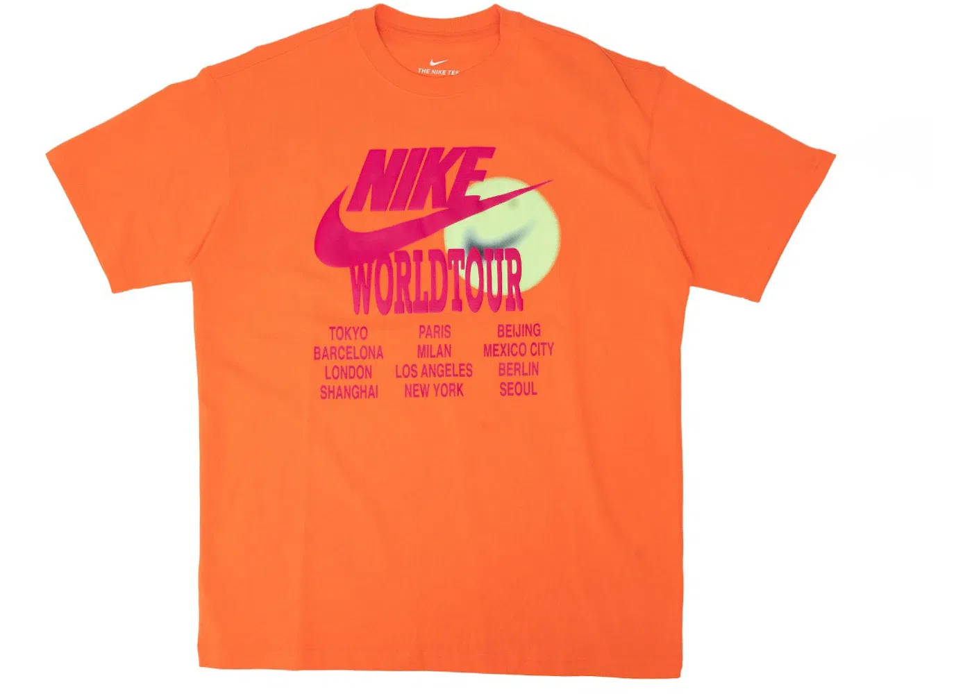 Мужская футболка с принтом Nike Sportswear World Tour Tee, Turf Orange