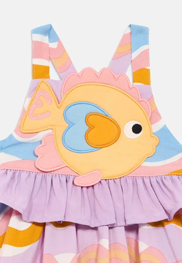 Комплект платье и брюки из вискозы и лиоцелла Baby woven dress set Stella Mccartney Kids, multi-coloured, мультиколор — фото 4