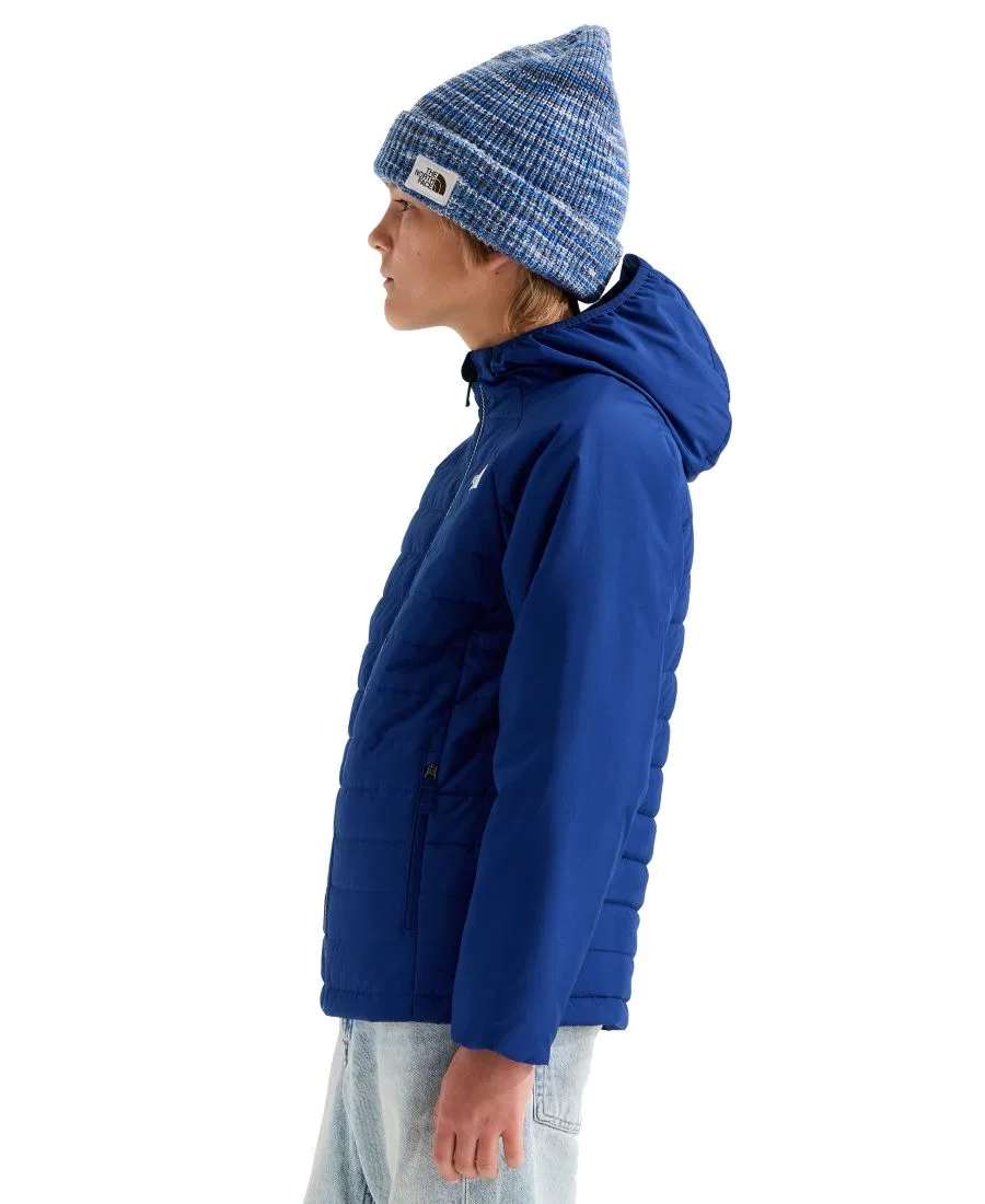 Куртка детская с длинным рукавом, на молнии, с капюшоном, Never Stop The North Face, Bold Blue — фото 3