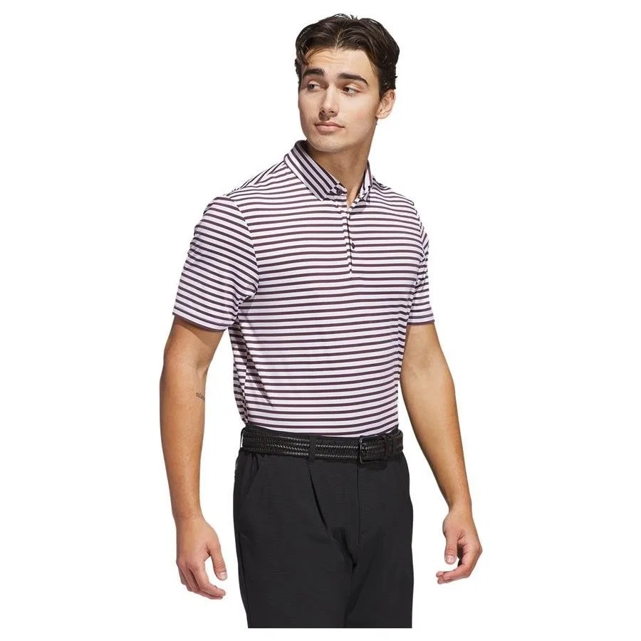 Мужская футболка-поло с длинным рукавом Ult Strıpe Polo adidas, Белый — фото 3