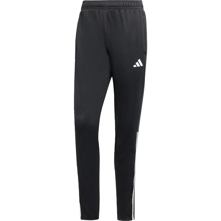 Спортивные брюки с зауженным кроем и манжетами Sereno AEROREADY adidas, Черно-белый — фото 3