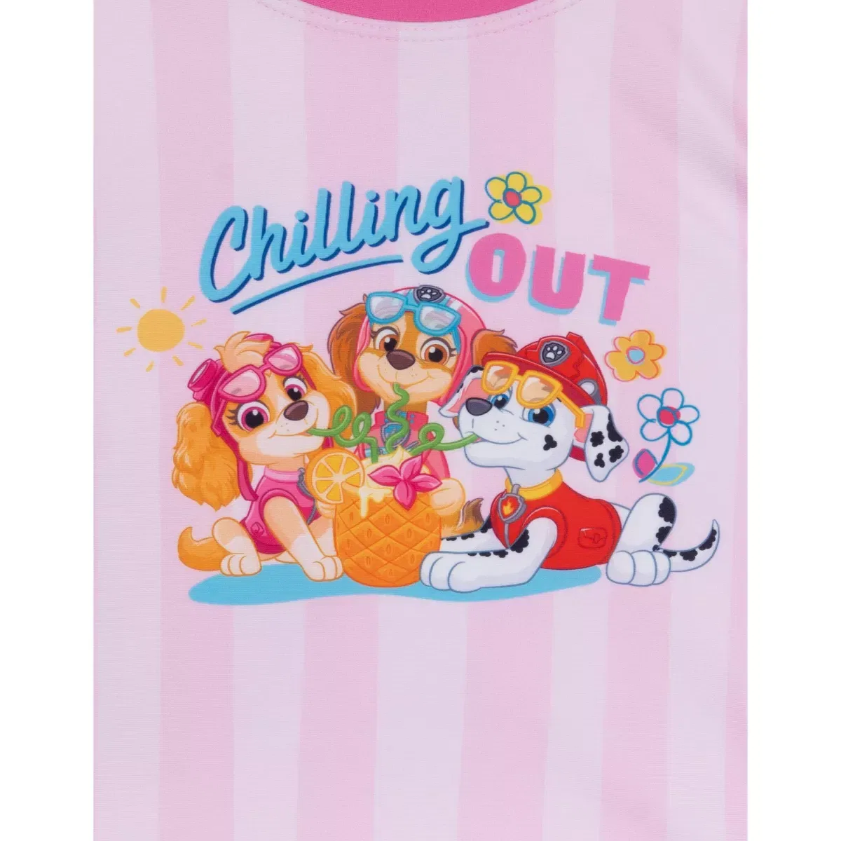 Детский комплект для плавания с длинным рукавом PAW Patrol, Pink — фото 3