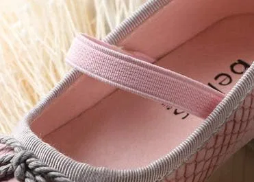 Детские туфли-балетки Мэри Джейн для девочек ContiKids, Ribbon Pink — фото 3