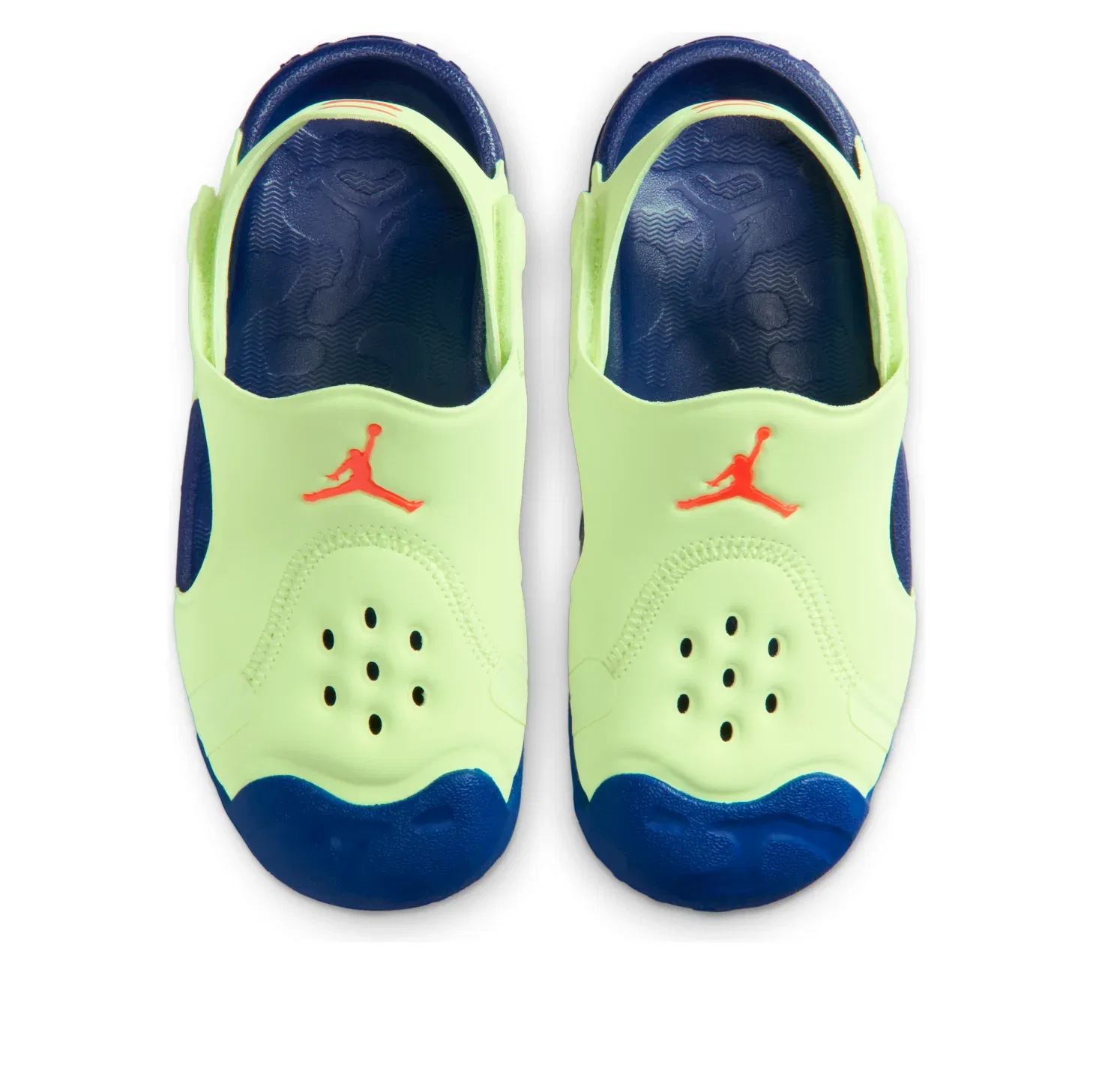 Детские сандалии с текстильным верхом OTDR Sandal 'Barely Volt Game Royal' Jordan, Barely Volt/Game Royal — фото 2